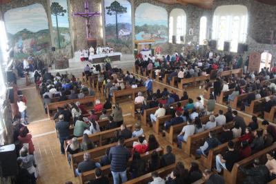 Missa de ação de graças encerrou as celebrações da 37ª edição da Festa em louvor a N. Sra. Aparecida de Laranjeiras do Sul